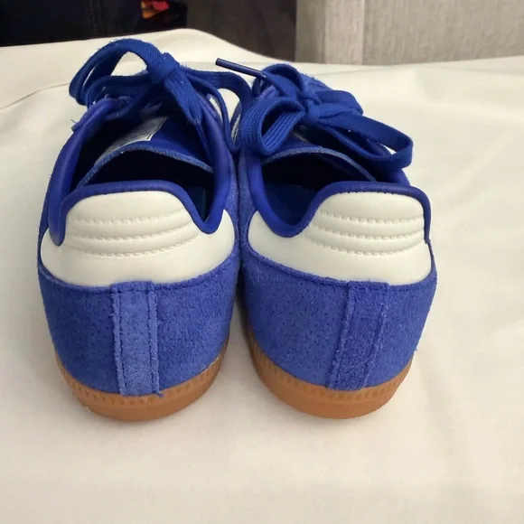 Adidas Samba - Women’s Royal Blue Suede Sneakers - Picture 4 of 5